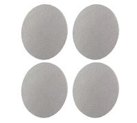Lot de 4 filtres à café en acier inoxydable vous offrant un café pur à partir de toutes les particules indésirables, ce qui rend l'entretien un jeu d'enfant (58 mm 1,7 mm)