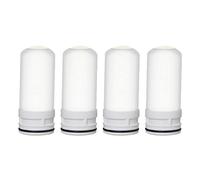Lot de 4 filtres à cartouche en céramique pour robinet purificateur d'eau durable pratique et pratique cadeau de cuisine