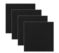 Lot de 4 filtres à charbon absorbant les odeurs de 12,7 cm, filtres à charbon pour poubelle et bac à compost de cuisine, filtre à charbon actif de rechange pour seau à compost, filtre à charbon actif,