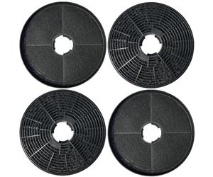 Lot de 4 filtres à charbon actif CBCF002 compatibles avec les modèles de hottes CIARRA CBCS6201, CBCB6201, CBCB6736C, CBCS6906D, CBCB6906D, CBCS9201, CBCB9201, CBCB6750C, CBCB6736D, CAB6750