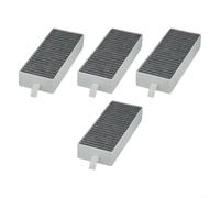 Lot de 4 filtres à charbon actif de rechange pour Siemens HZ9VRCR0 et Bosch HEZ9VRUD0, favorisant un environnement de cuisson sain