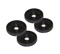 Lot de 4 filtres à charbon actif keenberk (2 paires) compatibles avec Kolbe K 100 - Accessoires de hotte aspirante - Fonctionnement à recyclage