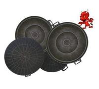 Lot de 4 filtres à charbon actif pour hotte aspirante Moffat, MCH665X, MCH665X/GB