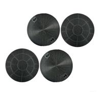 Lot de 4 filtres à charbon actif pour hotte electrolux - Kit de remplacement pour filtre à charbon actif EFC60001K EFC630X - Absorption efficace de la fumée - Purificateur d'air de cuisine de 32 mm