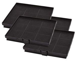 Lot de 4 filtres à charbon actif pour hotte Küppersbusch, AEG, Juno, Bauknecht, Candy, Amica Zanussi (CHF007)