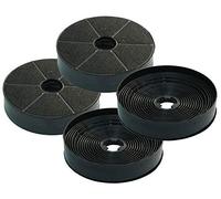 Lot de 4 filtres à charbon actif pour hottes aspirantes AKPO WK-4, WK-5, WK-7