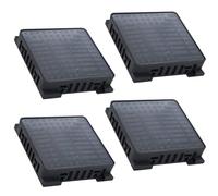 Lot de 4 filtres à charbon actif pour réfrigérateur Liebherr Fresh Air remplace 9096989, 988246001, 988246000, 9882429, filtre de rechange pour réfrigérateur 7440021-00