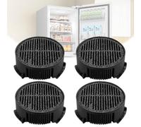 Lot de 4 filtres à charbon actif pour réfrigérateurs Liebherr 9096342, Ø 45 mm, filtre Fresh Air avec charbon actif, filtre pour réfrigérateur