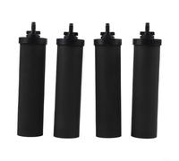 Lot de 4 filtres à eau à charbon actif de rechange pour systèmes de filtration Larayci Gravity - Noir - Filtre en céramique pour Travel, Big, Royal, pour Imperial, Crown