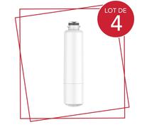 Lot de 4 filtres à eau Réfrigérateur congélateur (DA29-00020B BEKO ROSIERES SAMSUNG)