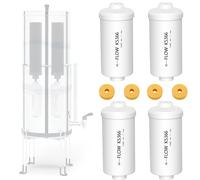 Lot de 4 filtres à fluorure et à arsenic certifiés NSF/ANSI 42, remplacement pour filtres au fluorure PF-2®, K5366 de rechange pour filtres au fluorure Berkey compatibles avec le système de filtration