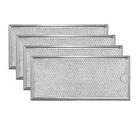Lot de 4 filtres à graisse compatibles avec micro-ondes Whirlpool et GE WB06X10596 - Environ 33 x 15,2 cm