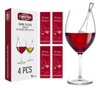 Lot de 4 filtres à vin Sulfites Histamines Purifier les maux de tête et soulager les allergies et sensibilités au vin