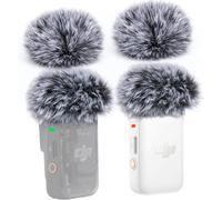 Lot de 4 filtres anti-pop pour DJI Mic 2-DJI Osmo Pocket 3,DJI Microphone extérieur sans fil-Réduction du bruit-Housses de micro applicables au DJI Wireless Mic 2,DJI Osmo Pocket 3 Creator