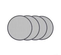 Lot de 4 filtres anti-poussière pour PS5 Pro fabriqués à partir de matériau PVC, conçus pour protéger les ventilateurs de console contre la poussière et améliorer la gestion du flux d'air pendant le