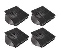 Lot de 4 filtres charbon rectangulaire FAT303 type 303 215X205X43 mm Hotte AMC895 CHF303 WHIRLPOOL, ARISTON HOTPOINT, SCHOLTES,