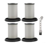 Lot de 4 filtres d'aspirateur - Accessoire de rechange avec brosse de nettoyage pour Bosch Gen2 pour séries 8 - Pour modèles 12036642 et 12023349 - Ne convient pas aux séries 6 ou 7