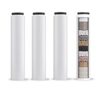 Lot de 4 filtres de rechange compatibles avec Cobbe, pour pommeau de douche à main, adoucisseur d'eau, élimine le chlore, réduit les démangeaisons de la peau sèche