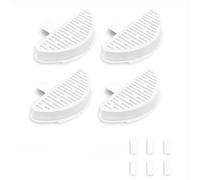 Lot de 4 filtres de rechange compatibles avec fontaine à eau Uahpet de 2 l avec 6 éponges filtrantes