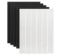 Lot de 4 filtres de rechange D480 compatibles avec purificateur d'air Winix D480, filtre à charbon actif, numéro d'article 1712-0100-00, filtre HEPA D4