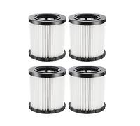 Lot de 4 filtres de rechange HEPA DCV580 DCV581H pour aspirateurs DEWALT DCV580 et DCV581H humides/secs, lavables et réutilisables