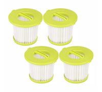 Lot de 4 filtres de rechange HEPA en plastique haute efficacité compatibles avec les aspirateurs à main Ryobi ONE+ 18 V PCL700 PCL704