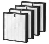 Lot De 4 Filtres De Rechange HEPA For Purificateur D'air HY4866, Compatibles Avec MORENTO, HY4866, YIOU Et M1.