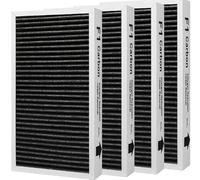 Lot de 4 filtres de rechange HEPA pour purificateur d'air 3M Filtrete C01 T02