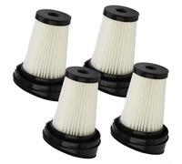 Lot de 4 filtres de rechange lavables pour aspirateur HEPA compatibles avec Beko VRT61814VB VRT61814VR et Grundig VCH9929 VCH9929L Noir