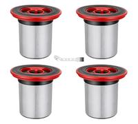 Lot de 4 filtres de rechange pour aspirateur Bosch Unlimited Series 7 BSS711W BSS715CARP BCS711A BKS711MTB BBS712A Filtre de rechange (remplace 12040193)