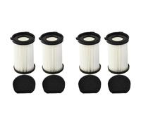 Lot de 4 filtres de rechange pour aspirateur Cecotec pour aspirateurs Conga Thunderbrush 520