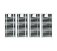 Lot de 4 filtres de rechange pour aspirateur Ecovacs pour Deebot X9 Pro Piège à poussière et squames