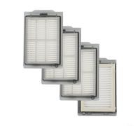 Lot de 4 filtres de rechange pour aspirateur Everybot Q9 et Conga 20090 ProAI, filtre lavable qui capture la poussière fine pour soutenir l'air propre de la maison, 2 ou 4 pièces