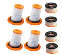 Lot de 4 filtres de rechange pour aspirateur sans fil ZR009014 ZR009015 For-Rowenta X-Force pour Flex 12.60/13.60/14.80/16.60