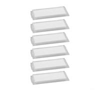 Lot de 4 filtres de rechange pour aspirateur, système de filtration haute efficacité, piège la poussière et les poils d'animaux, lavable pour les maisons avec animaux domestiques et enfants (lot de 6)