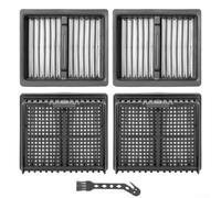 Lot de 4 filtres de rechange pour aspirateur Tineco Y2 avec brosse pour nettoyage humide et sec pour soutenir la filtration de la poussière et la sécurité du moteur