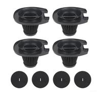 Lot de 4 filtres de rechange pour aspirateur vertical Black+Deckerrc EV1416 avec filtre en coton pour la gestion de la poussière et la longévité du filtre