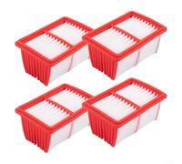 Lot de 4 filtres de rechange pour Bosch GBH18V-28DC GDE28D pour sds-plus | Couche de charbon actif, neutralise, piège les gaz d'échappement, compatible avec les outils sans fil Bosch