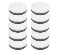 Lot de 4 filtres de rechange pour ECOVACS pour Deebot X11 pour aspirateur robot OmniCyclone (lot de 10)