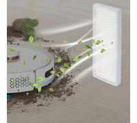 Lot de 4 filtres de rechange pour Homerun 2000 Series XU2000/20, XU2100/10, XU2100/20, compatible avec Tapo RV30/RV30 Plus, RV20 Mop Plus, RV10