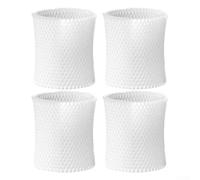 Lot de 4 filtres de rechange pour humidificateur d'auvent et chambre d'enfant avec maille 8 couches pour filtration minérale, dure six semaines pour maintenir des niveaux d'humidité constants dans