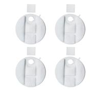 Lot de 4 filtres de rechange ronds pour fontaine pour animaux de compagnie - Optimisez votre routine pour les alcools d'animaux de compagnie