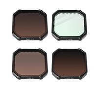 Lot de 4 filtres d'objectif CPL ND8 ND16 ND32 pour contrôle de la lumière Surfaces étanches pour caméras de sport Amélioration du contraste de couleur