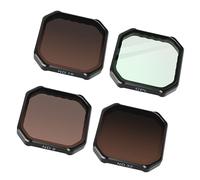 Lot de 4 filtres d'objectif CPL ND8 ND16 ND32 pour contrôle de la lumière Surfaces étanches pour caméras de sport Haute transmittance Caméra en verre