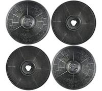 Lot de 4 filtres en carbone activés compatibles avec Bosch 11005728, 11005736, 11005732, DHZ2701, également compatible avec Whirlpool 484000008636, 482000092307 et compatibles avec AEG 9029793594
