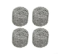 Lot de 4 filtres en maille pour tuyau à mousse, lance à savon en acier inoxydable, compatibles avec les pulvérisateurs à mousse, pour projets de bricolage à domicile