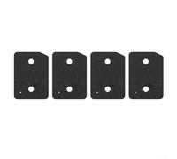 Lot de 4 filtres en mousse de rechange pour sèche-linge Miele T1 9164761 optimisés pour une utilisation dans les installations de filtre 207 mm x 157 mm x 30 mm (pour Miel)