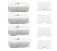 Lot de 4 filtres en mousse et feutre de rechange pour aspirateur Shark HZ2000, HZ2002, HZ251, HZ602, HH200, HH202. Pièce de rechange # XPMFHZ2000 et XFFKHZ2000