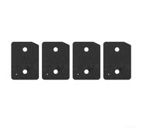 Lot de 4 filtres en mousse pour sèche-linge Miele T1 9164761 à pompe à chaleur conçus pour répondre aux exigences d'ajustement OEM 207 x 157 x 30 mm (pour Miel)