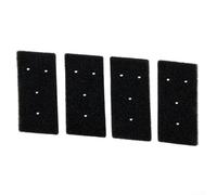 Lot de 4 filtres éponge de rechange pour sèche-linge Bauknecht HX 481010716911 - Convient pour bloquer efficacement la poussière dans différents modèles d'aspirateur
